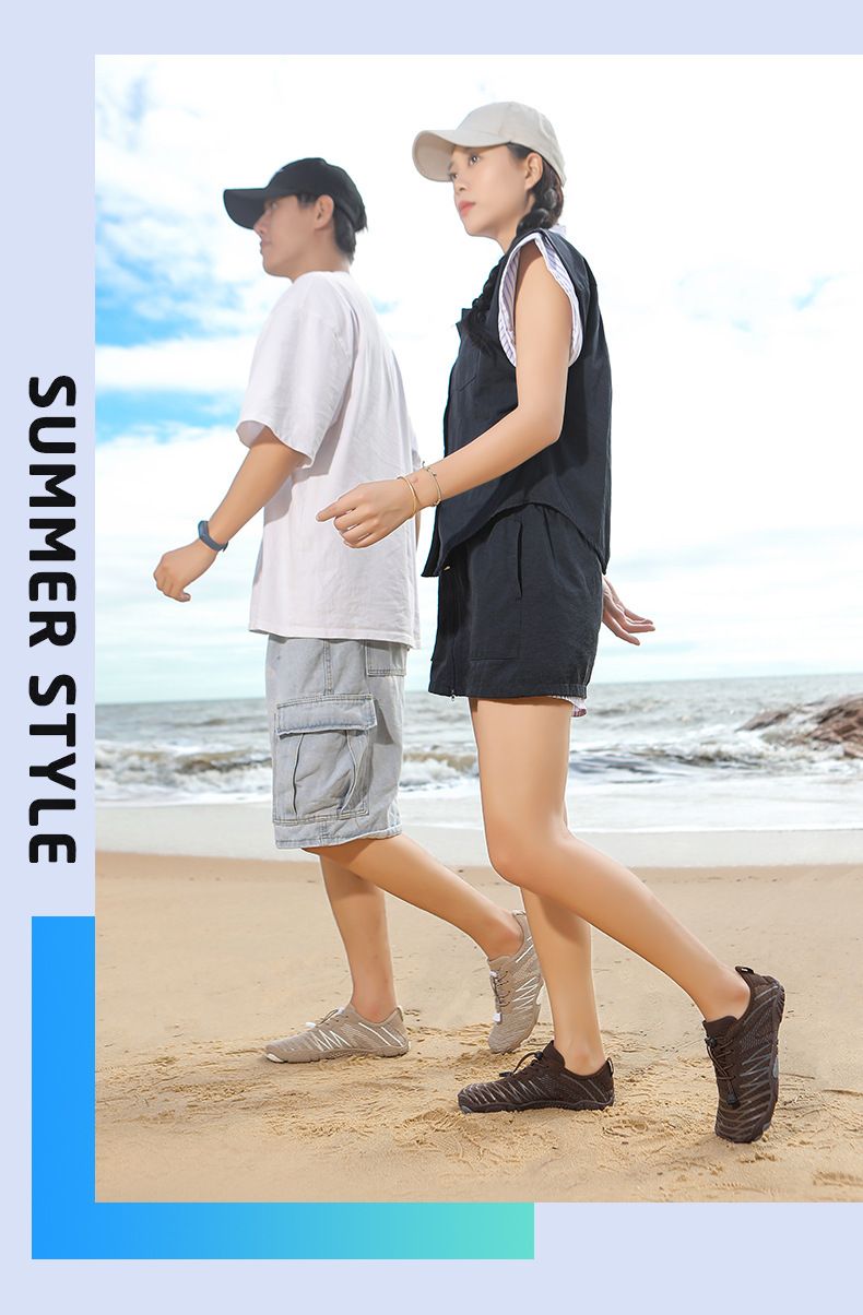 Scarpe da acqua unisex ad asciugatura rapida per nuoto, escursionismo, spiaggia - Calzini da acqua leggeri e antiscivolo con fodera comoda, design basso per uomo e donna_voghion.com