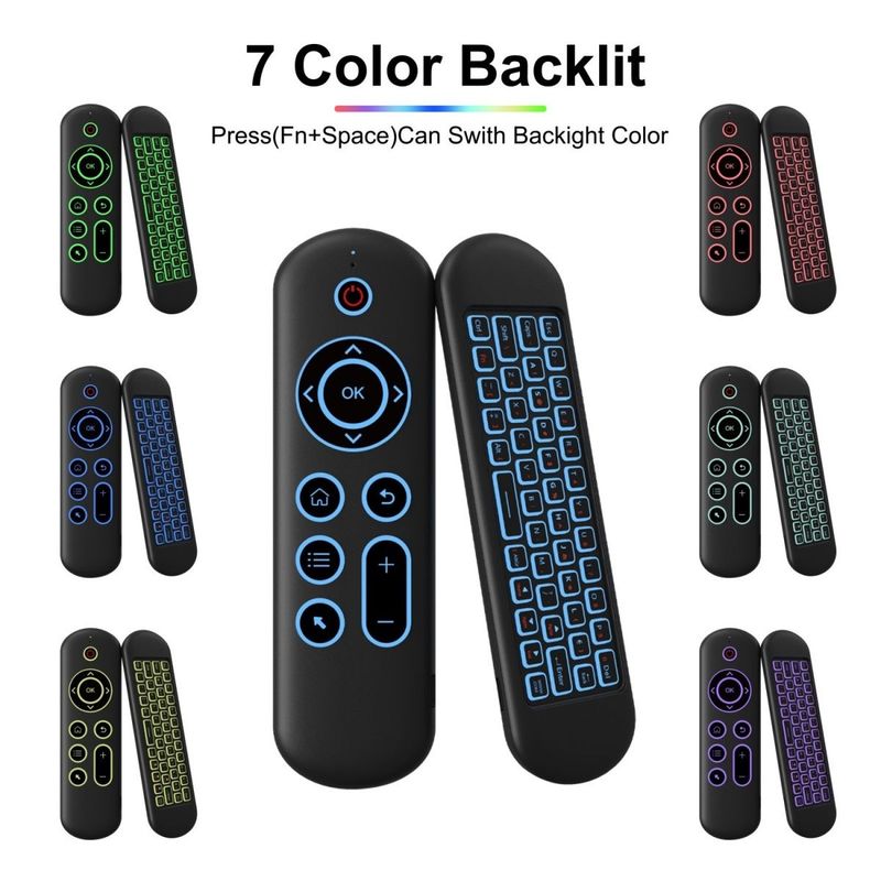 Mini clavier sans fil Bluetooth intégré, petite souris à air, USB, rechargeable, pour ordinateur de bureau et portable_voghion.com