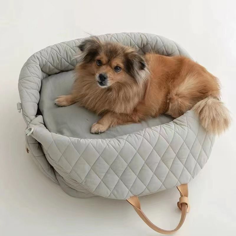 Upgraded Nylon Waterproof Pet Bag Detachable Handbag Car Dual-use Travel Cat Dog Bed_voghion.com
