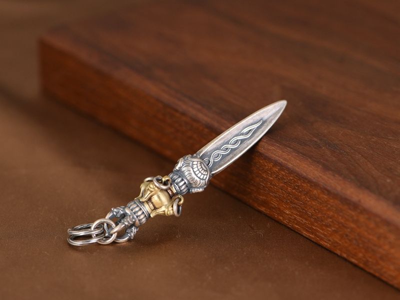 Ciondolo d'argento vintage per realizzare la vecchia bestia proboscide King Kong design del pestello ciondolo da uomo gioielli in argento_voghion.com