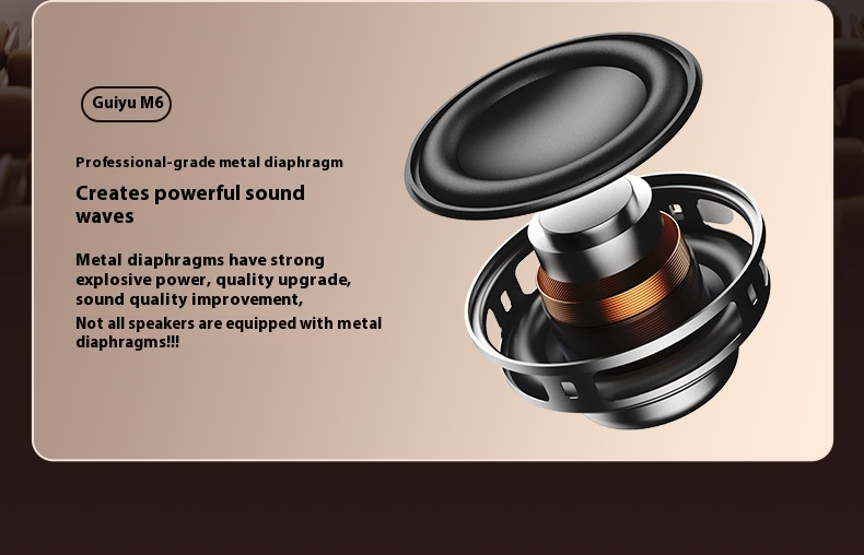 Mini-Lautsprecher, Bluetooth-Verbindung, hochwertiger RGB-Lichteffekt, kabelloser Subwoofer für zu Hause, kleiner Musik-Player für den Außenbereich_voghion.com
