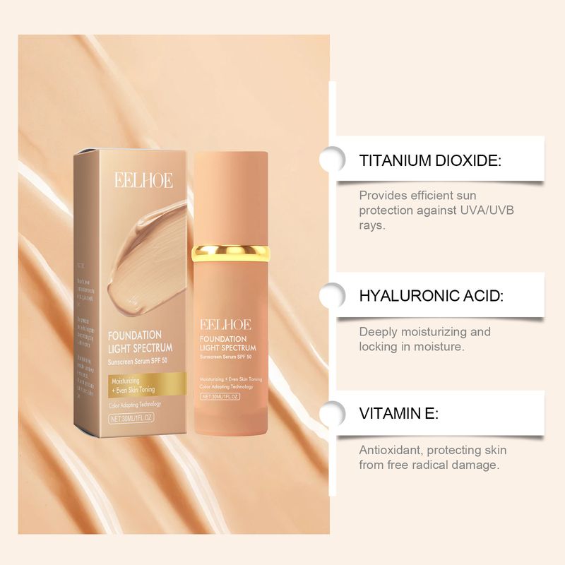 Concealer Warm Change Liquid Foundation Concealer Feuchtigkeitsspendende Flüssigfoundation mit jugendlicher Ausstrahlung ohne falsche weiße Feuchtigkeit_voghion.com