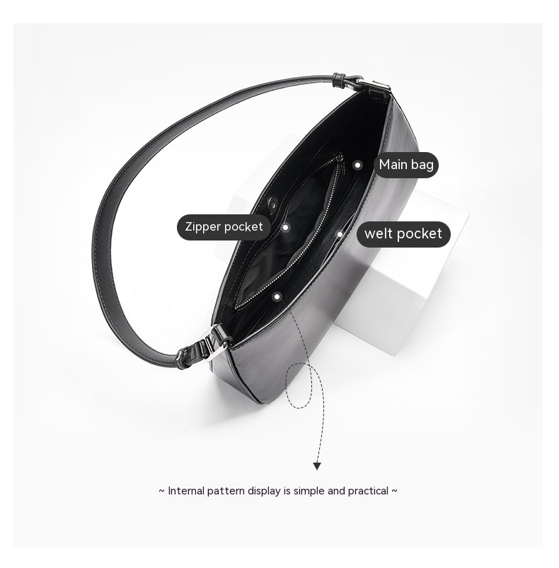 New Best-selling High-end Leather Underarm Bag with Niche Design, Women's Bag with Multi-color Fashionable Shoulder Bag_voghion.com