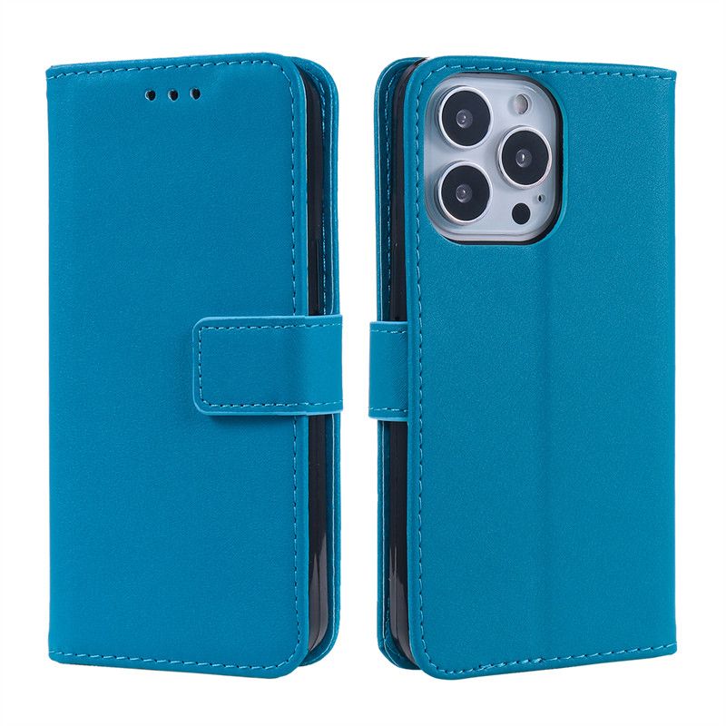 Pro iPhone 6 7 8 X XS XR 11 12 13 14 15 Plus Mini Pro Max Jednobarevné Magnetické Flipové Kožené Pouzdro Pro iPhone SE 2020_voghion.com