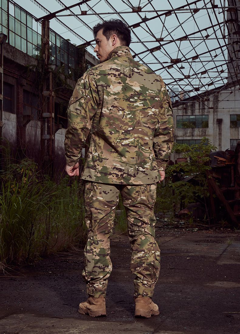 Set de costum de camuflaj jachetă G3 pentru bărbați - Top camuflaj MC, îmbrăcăminte tactică în aer liber Set complet de echipamente_voghion.com