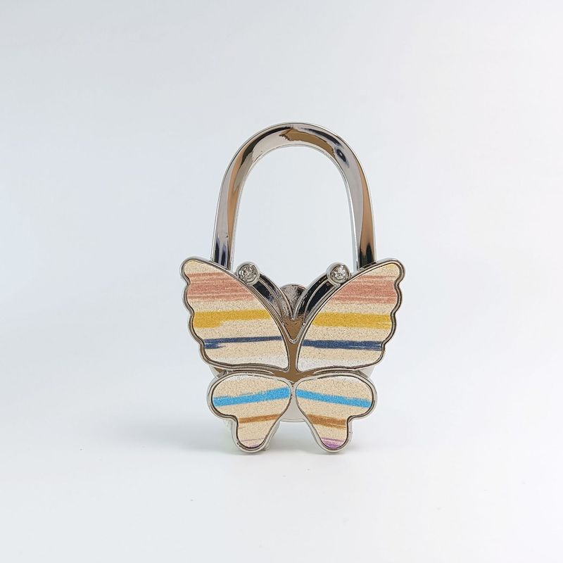 Glittering Butterfly Bag Hook - Stylish & Decorative Alloy Bag Accessory With Multiple Color Options Hook Bag Hook Bag Hardware Crafts_voghion.com