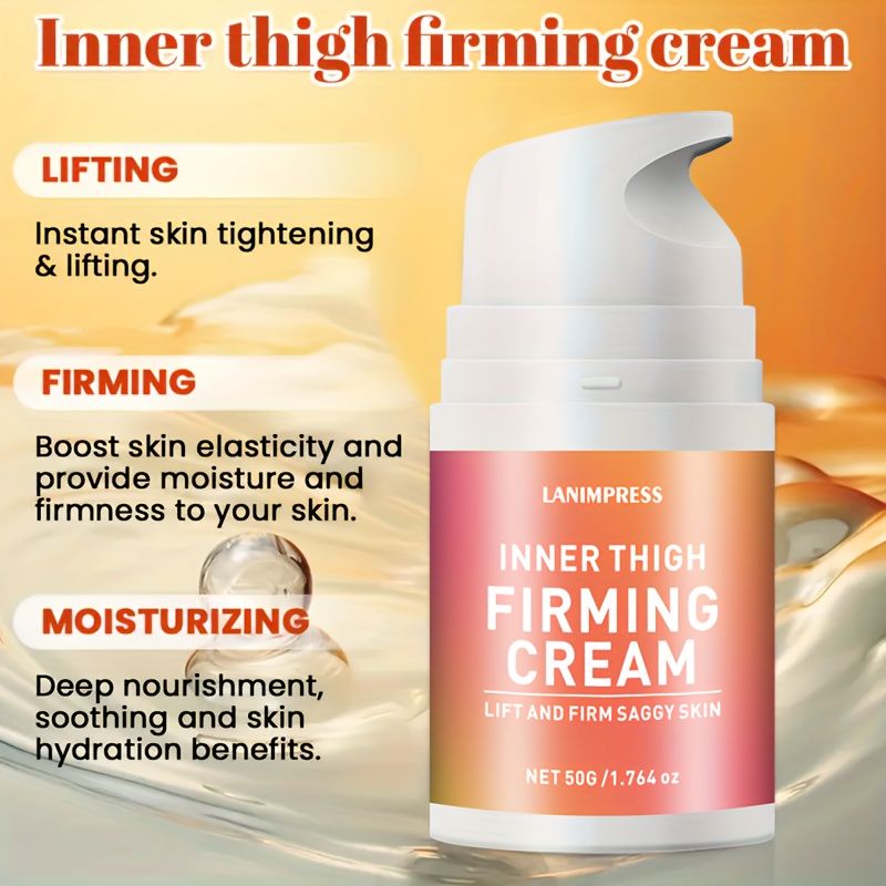 7,76 oz L'ANIMPRESS Straffende Creme für die Innenseite der Oberschenkel mit Hyaluronsäure, Honig, Jojoba, Koffein, Sheabutter – ohne Duft_voghion.com