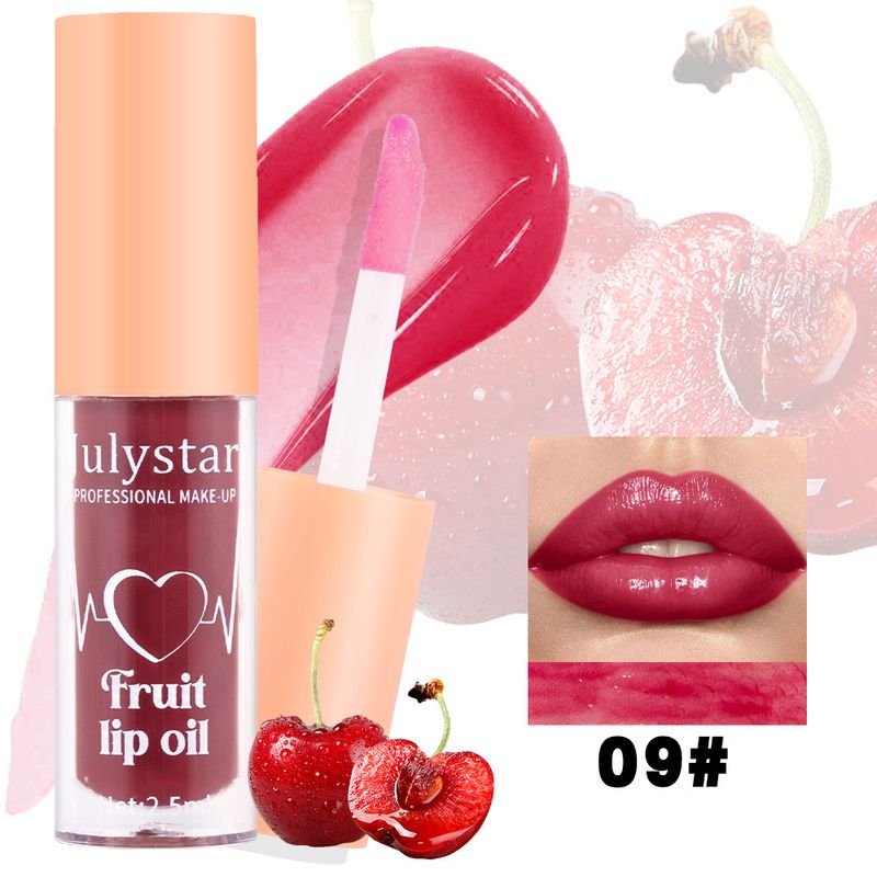 Julystars meistverkaufter fruchtiger Lipgloss in 20 Farbtönen – feuchtigkeitsspendendes, wässrig-transparentes thermochromes Perlen-Lippenöl für individuellen Glanz_voghion.com