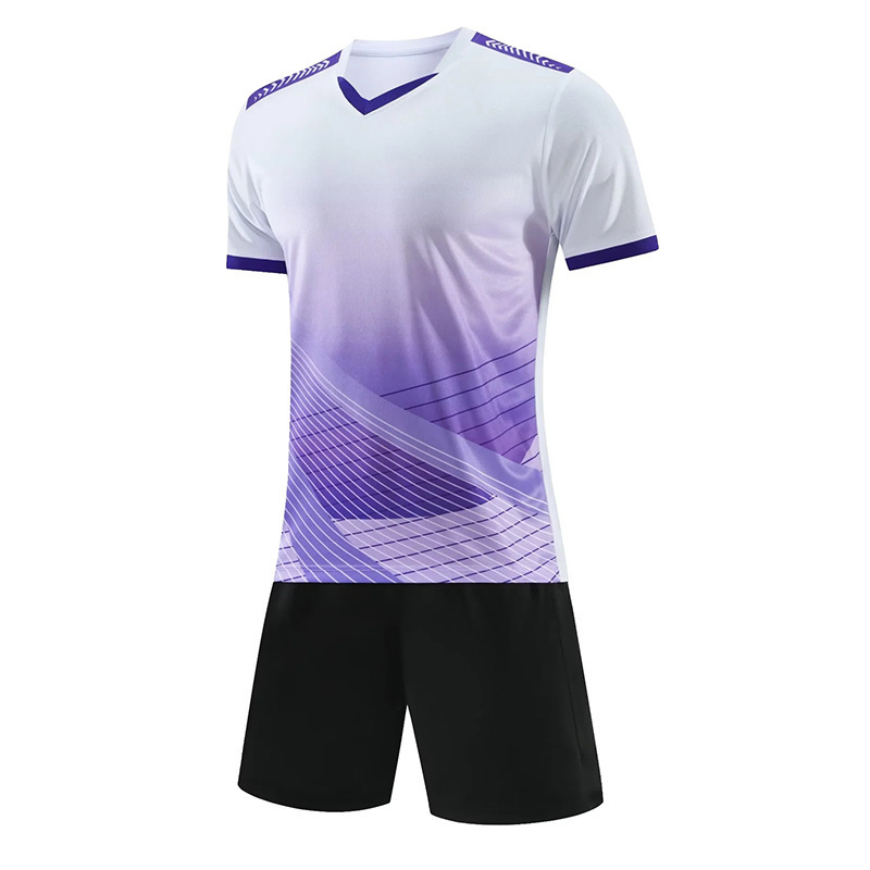 Maglia da calcio da allenamento per bambini, traspirante, a maniche corte, disponibile anche per adulti con stampa._voghion.com