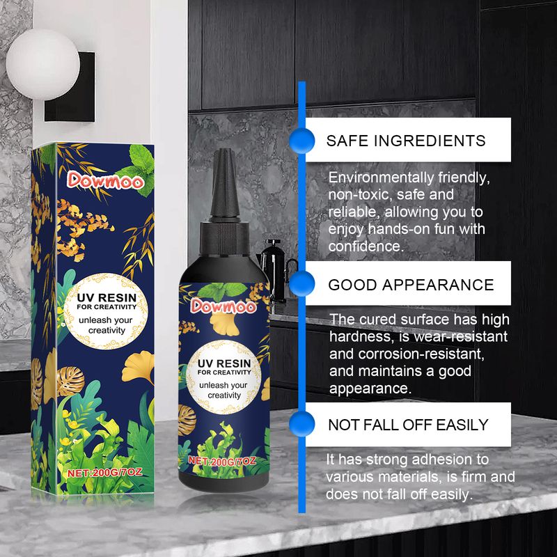 Dowmoo Epoxy Uv Resin Creative Uv Glue Diy Nail Art Manual Glue Shadowless Glue Quick-Drying Drop Glue_voghion.com