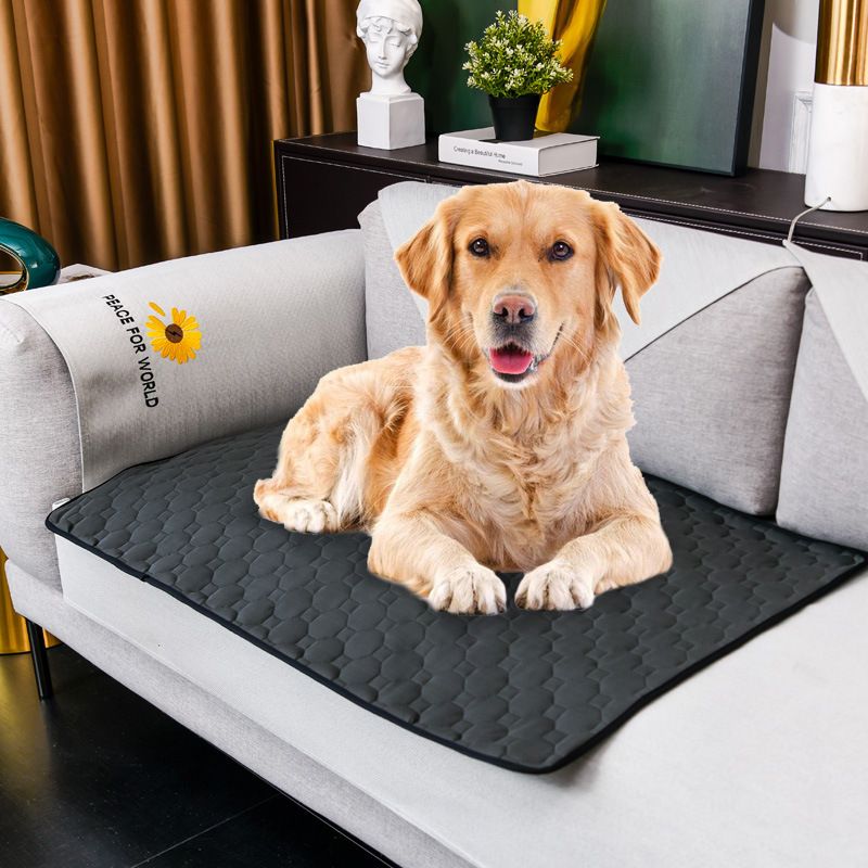 Hunde-Pipi-Pad, waschbare Decke, wiederverwendbare, saugfähige Windelmatte, Welpen-Trainingspad, Bett, Haustier-Urin-Pads, Haustier-Autositzbezug, Heimtierbedarf_voghion.com