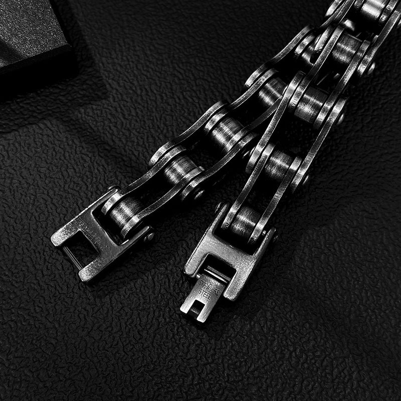 Men's Stainless Steel Personality Fashion All Match Hip Hop Titanium Steel Motorcycle Jewelry Wholesale_voghion.com