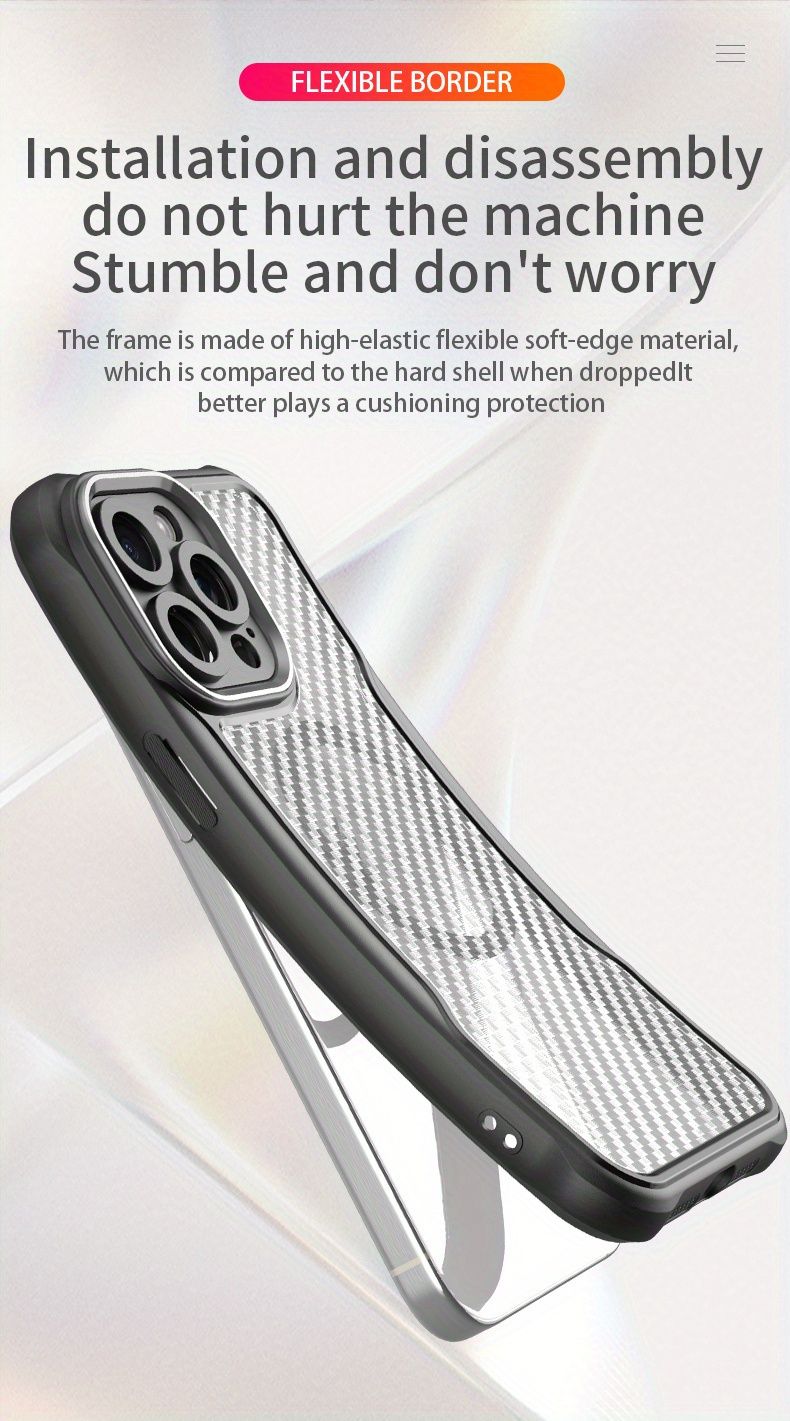 charging magnetic phone case for 15 Pro Max 15 Plus 14 Pro Max 14 Plus 13 Pro Max 12 Pro Max 11 Pro Max, Exquisite Kevlar texture, anti-fall_voghion.com