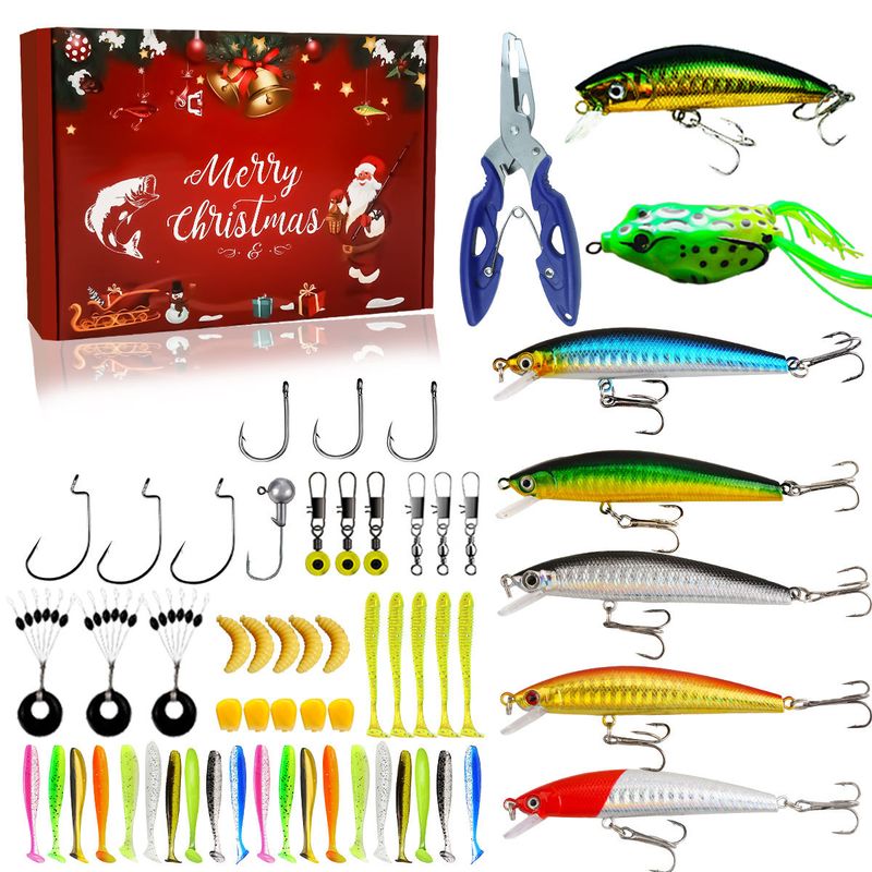 New 113-piece Bionic Set Lure Bait Creative Gift For Fishing Enthusiasts_voghion.com