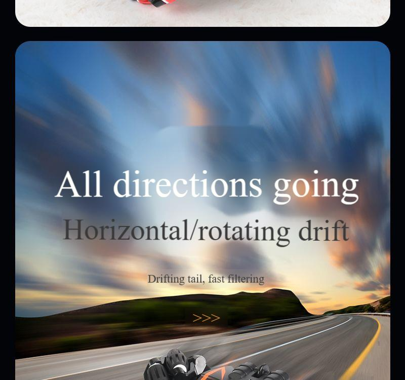 Stunt Double sided Drift Remote Control Car Gesture Sensing Off road Climbing Charging 4WD Children's Toy Boy Gift_voghion.com