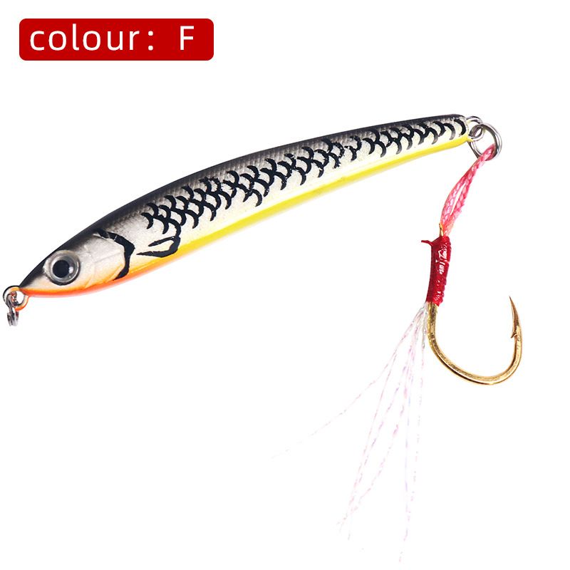 Leurre rigide coulant à hameçon simple, 6,5 cm, 6,5 g, vibrant, pour lancer longue distance, idéal pour le bar et la perche._voghion.com