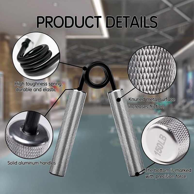 Fitness Ausrüstung Metal Gripper Hand Trainer Grip Ball Fanger Übung Rehabilitatioun Dynamometer Set Handgelenk Kraaft Arm Kraaft Apparat_voghion.com