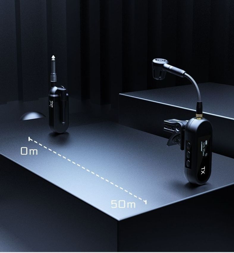 Saxophone Wireless Pickup Professional Stage Performance Lavalier Noise-Cancelling Speech Microphone_voghion.com