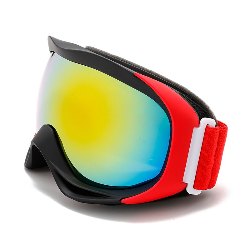 New Double-Layer Double-Color Spherical Frame Anti-Fog Ski Outdoor Sports Windproof Eye Protection Mountaineering Snow_voghion.com