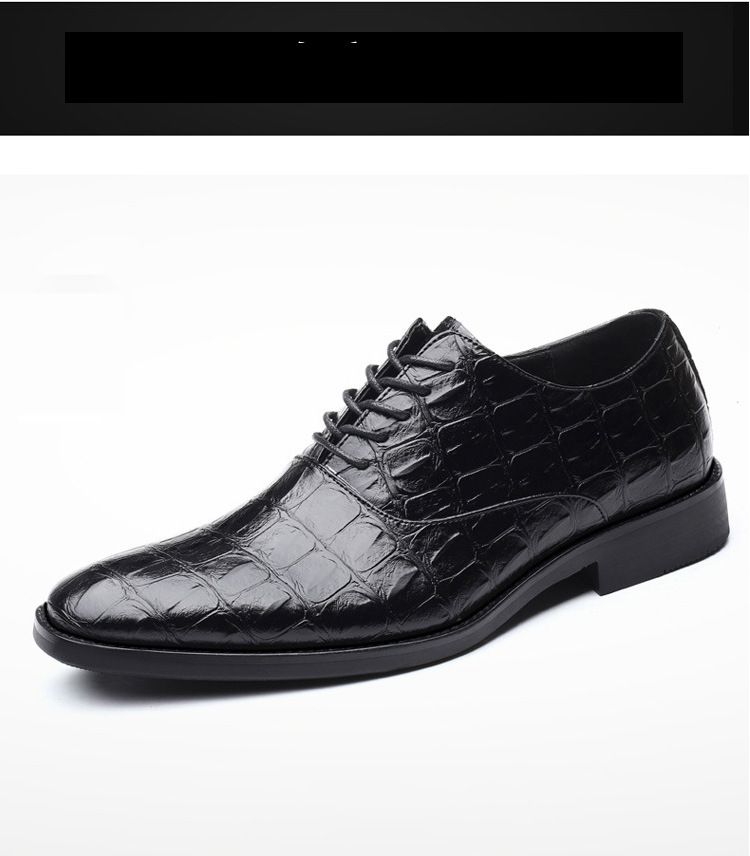 Heren Business Casual Dress Oxfords Formele Veterschoenen voor Kantoor, Feesten en Dagelijks Gebruik_voghion.com