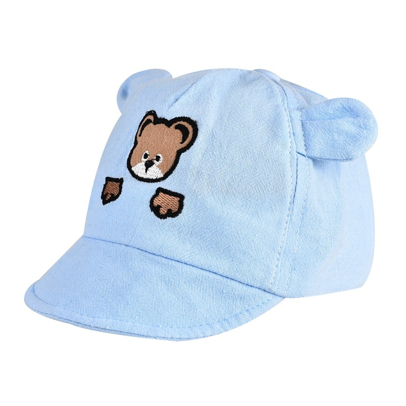 Gorra de béisbol de algodón suave con diseño de dinosaurio para bebé, ideal para exteriores, para verano y niñas._voghion.com