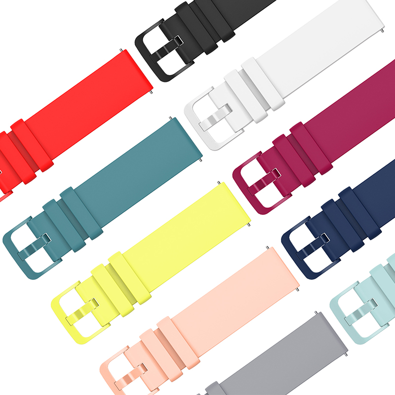 18mm 20mm 22mm Silikonarmband für Garmin Vivoactive 3 4 4s Band Uhr Venu für Samsung Active Huawei Uhr GT 2 46mm Amazfit GTR_voghion.com