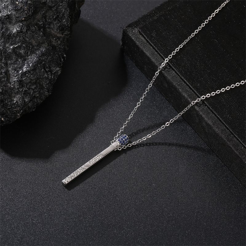 2025 New Arrivals Unique fork shaped necklace, 70cm, with stainless steel chain in the box, punk pendant necklace for men and women, party_voghion.com