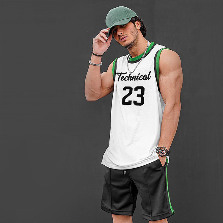 Man's Clothing Men's Vest Thin Plus Size Mesh Sport Sleeveless T-shirt Fashion Brand Quick Drying Printed Shoulder_voghion.com