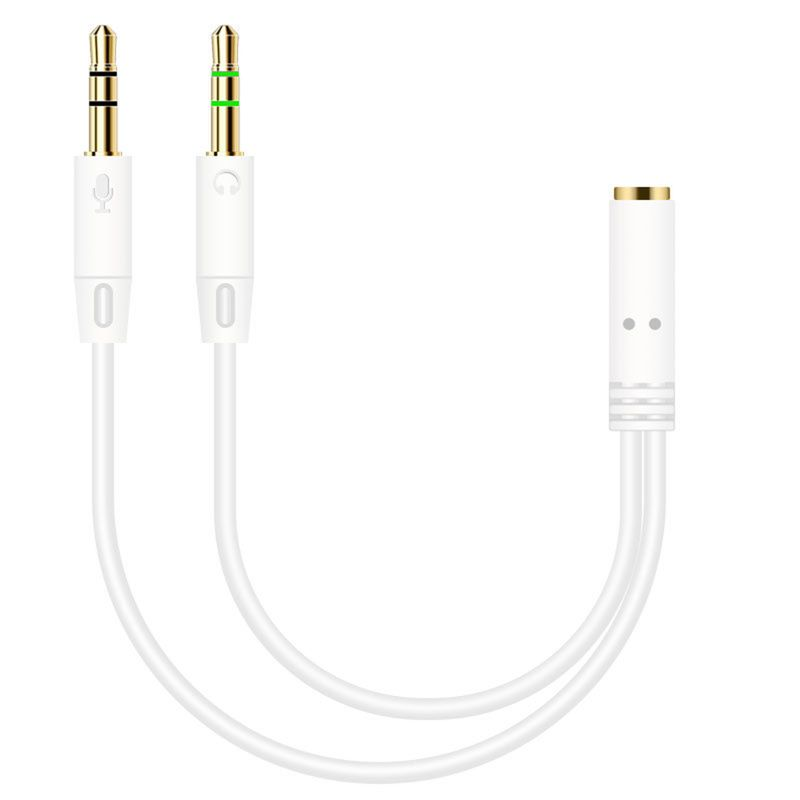 Répartiteur de casque adaptateur pour écouteurs Audio 3,5 mm femelle vers 2 mâle Jack câble auxiliaire_voghion.com