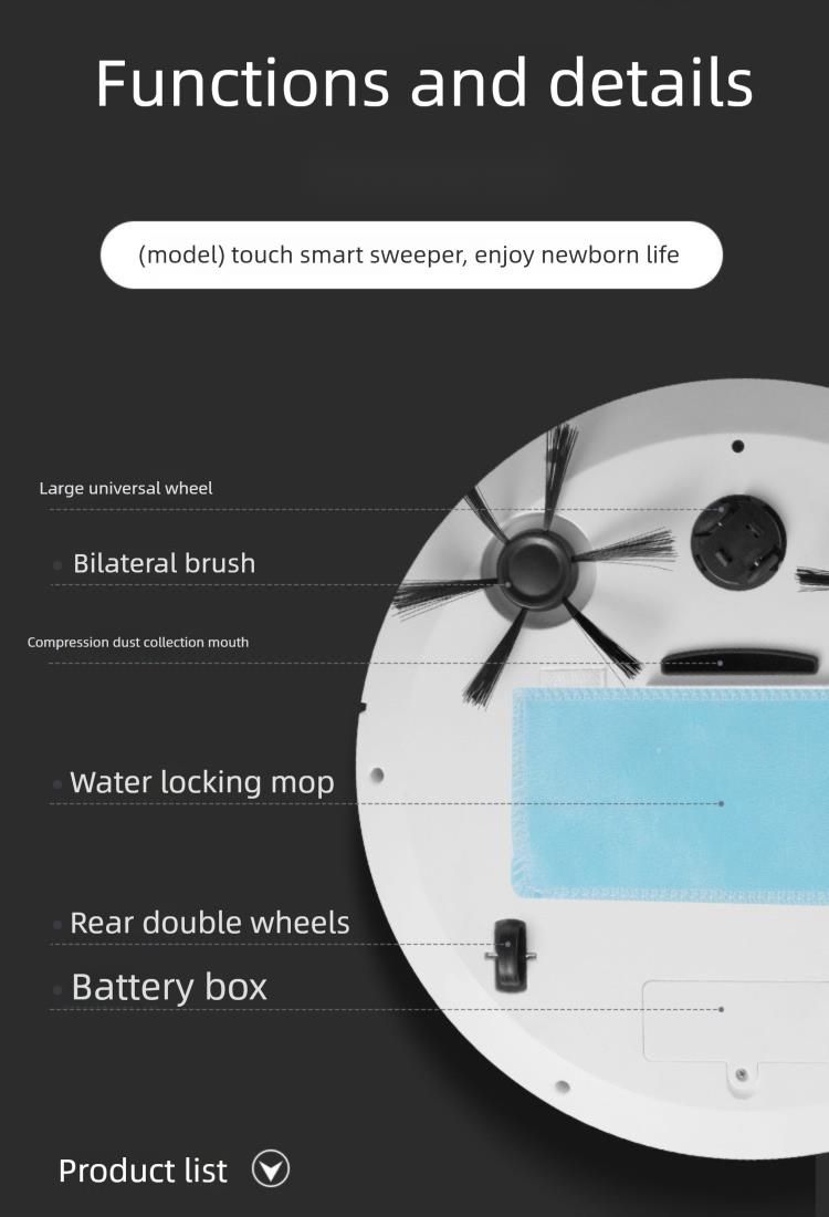 Pet Hair Robot Vacuum Cleaner, Tangle-Free Brush & HEPA Filter, Anti-Allergy Animal-Friendly Smart Mapping_voghion.com