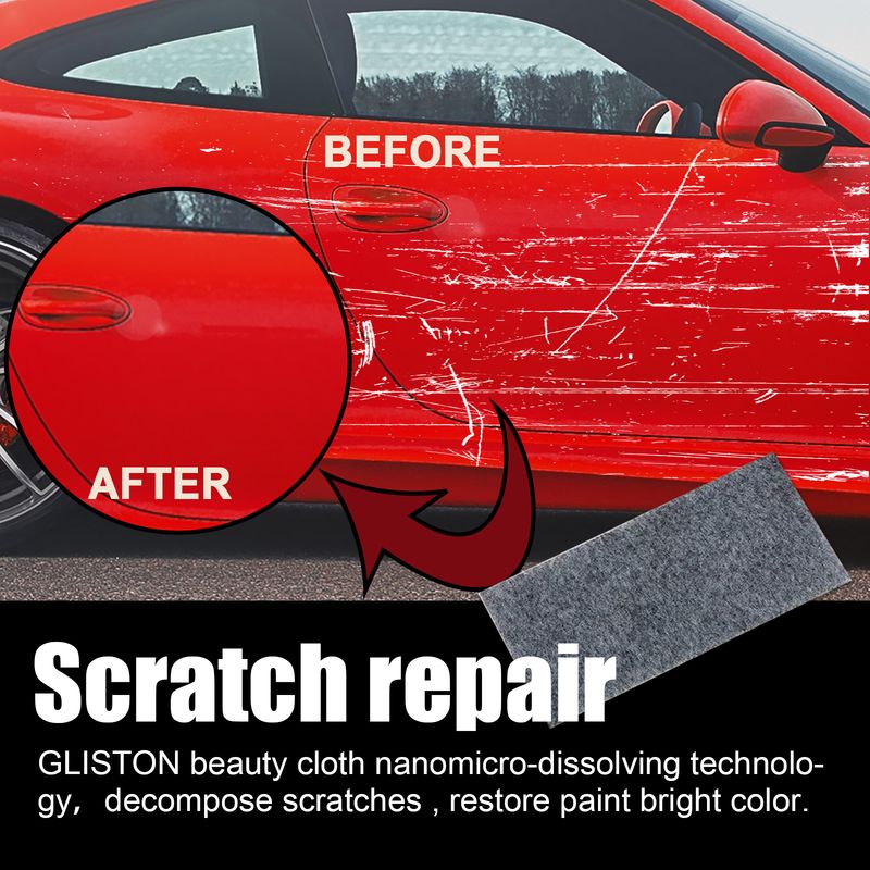 Rayhong 6 pezzi/set di panni antigraffio per auto, riparazione vernice auto, graffi, macchie d'acqua, cera per auto, pulizia graffi, manutenzione_voghion.com