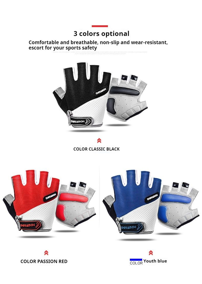 Gants de sport de cyclisme pour hommes, 2024, pour vélo de montagne en plein air, demi-doigt, antidérapants, antichoc, Fitness, cyclisme_voghion.com