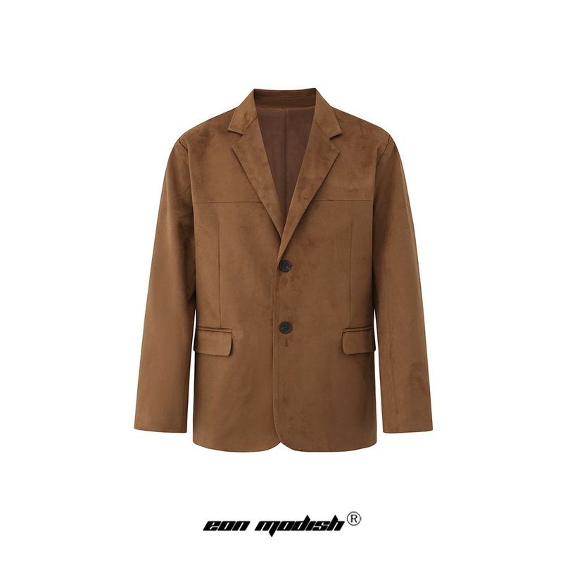 Eon Modish 25 Herbst Neue Amerikanischen Stil Einfache Vielseitig Lose Blazer_voghion.com