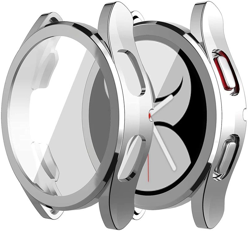Estuche para Samsung Galaxy Watch 6 44mm 40mm Accesorios Protector de pantalla chapado Cubierta protectora completa TPU Estuche para Galaxy Watch 6_voghion.com