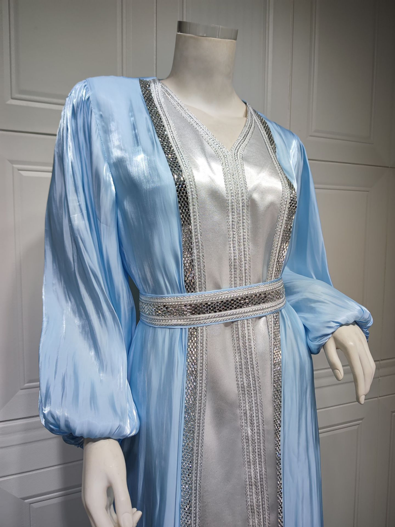 Abbigliamento Donna Moda Donna Abito in raso scintillante_voghion.com