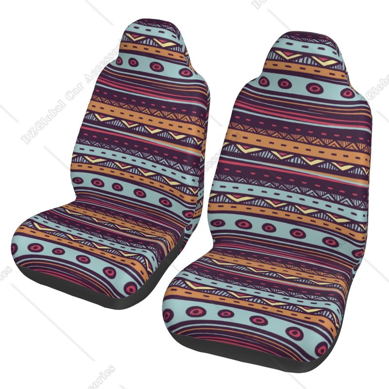 Bunte Streifen Ba Satteldecke Weben Universal Eimer Sets von 2 Azteken Muster Auto Sitzbezug Dekor_voghion.com