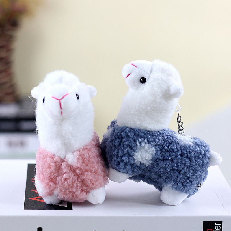 Keychain Plush Adorable Alpaca Charming Small Stuffed Toy For Bags Gifts And_voghion.com