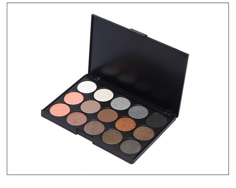 Paleta 15 očních stínů Earthy Matte Pearlescent Nude_voghion.com