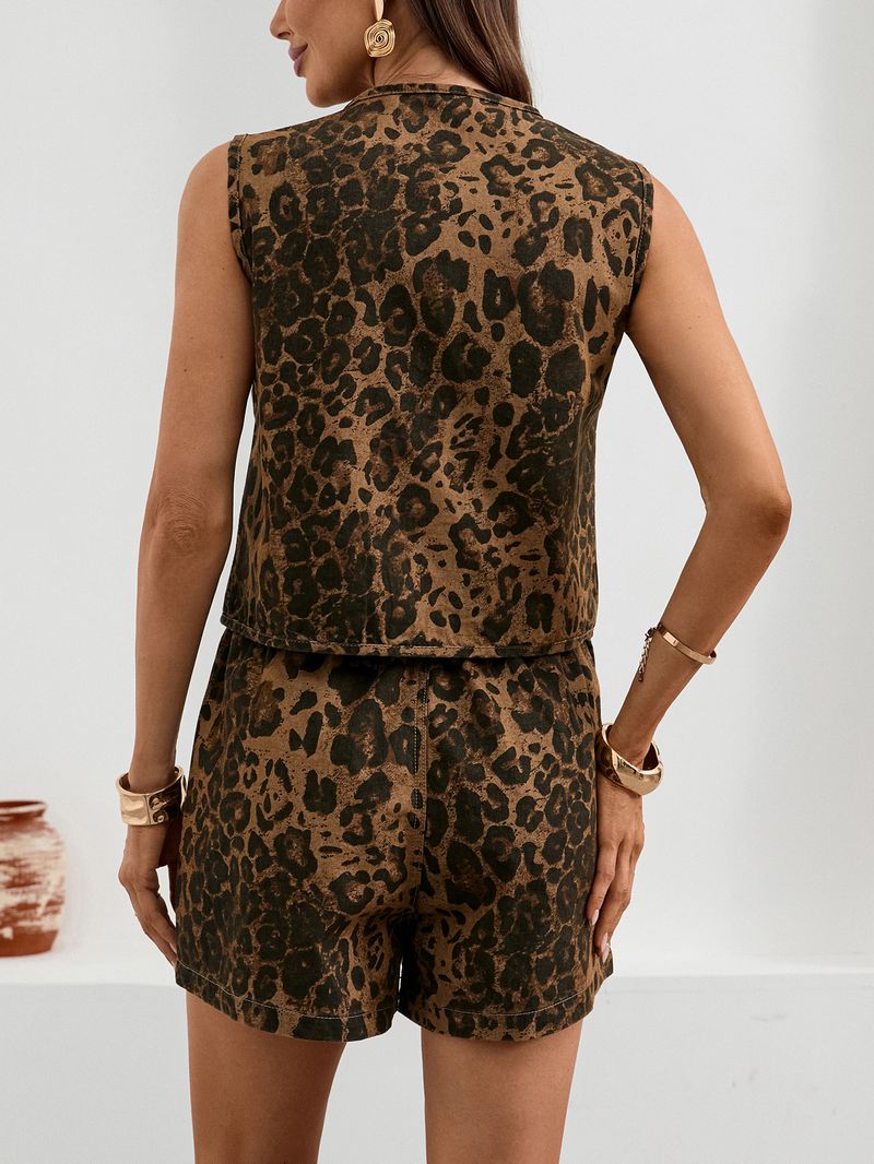 Lace-up Vest For Women; Versatile Top_voghion.com