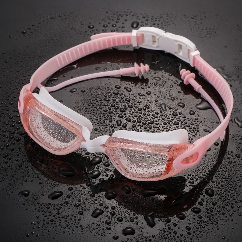 New Colorful Lens Prescription 150-800 Degrees Optional Small Frame HD Waterproof Anti-Fog Swimming Goggles_voghion.com