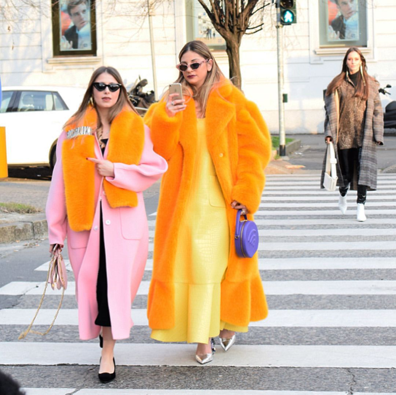 Women's Clothing Long Rabbit Fur Mink Imitation Fur Coat Thickened Coat Women's Slim Plush Coat_voghion.com