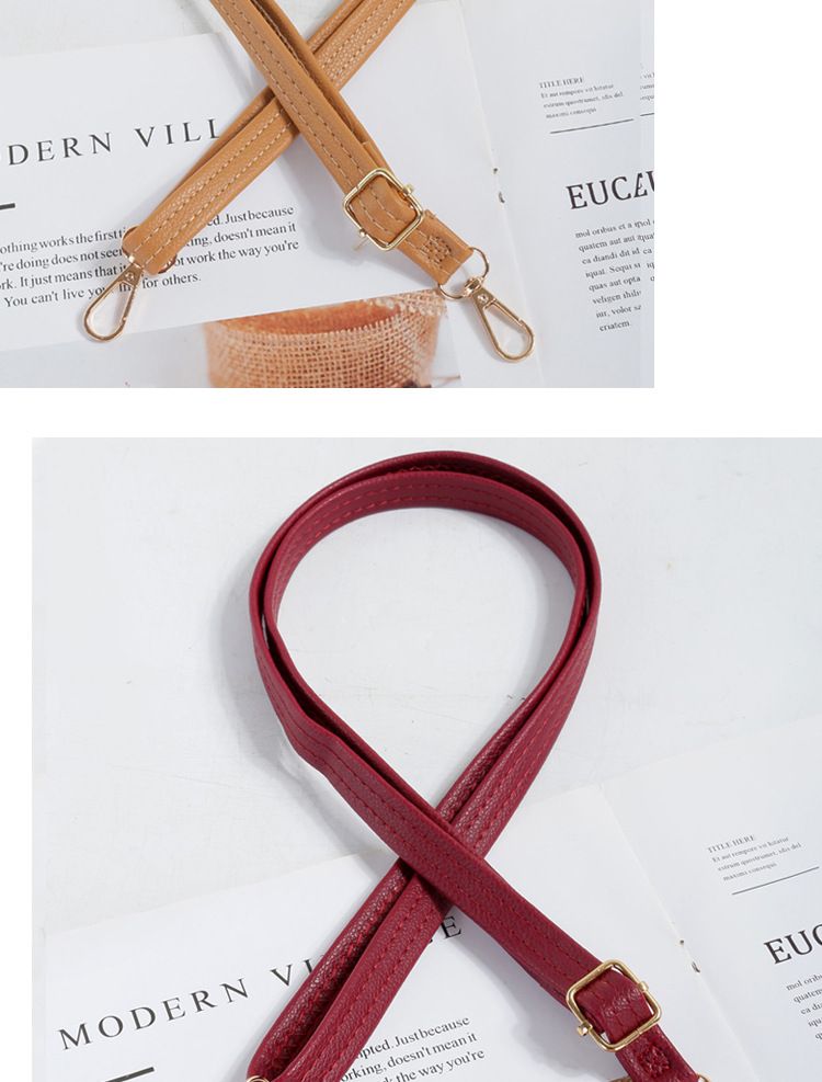 Cinghie per borsa, tracolla per zaino, tracolla, tracolla per accessori, aggancio per telefono, tracolla da mano, tracolla semplice in PU tinta unita_voghion.com