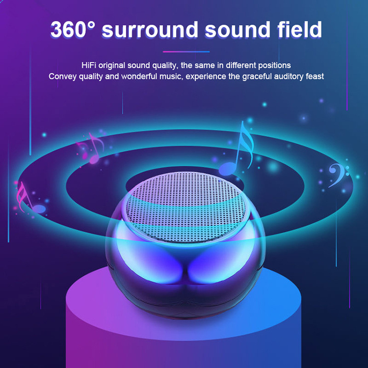Lovemes nye farverige trådløse populære mini Bluetooth-højttaler_voghion.com