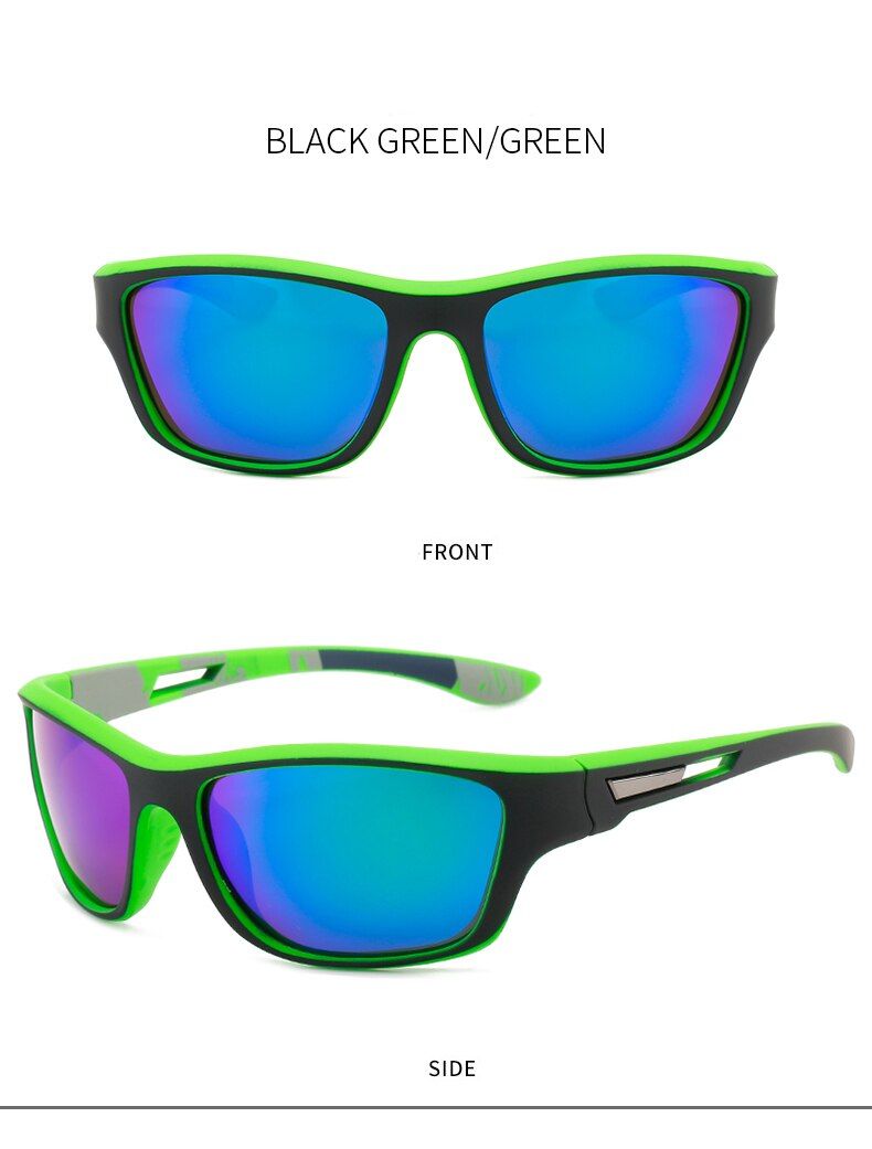 Unisex saulesbrilles ar polarizētām saulesbrillēm vīriešiem un sievietēm, āra izjādes, nakts spogulis_voghion.com
