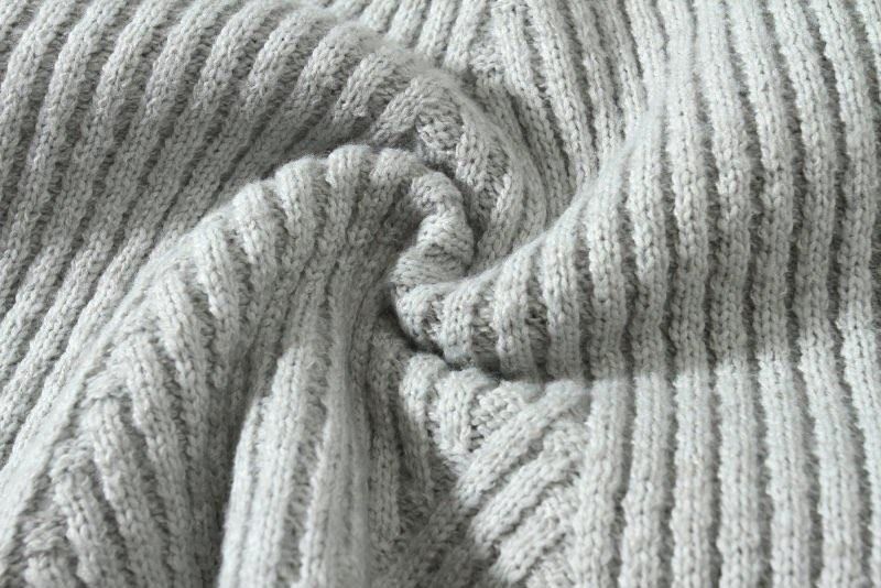 Herren-Strickpullover mit hohem Halsausschnitt, warmer, verdickter Rollkragenpullover für den Winter, lässiges Zopfmuster-Design, atmungsaktive Polyestermischung (M-XXXL)_voghion.com