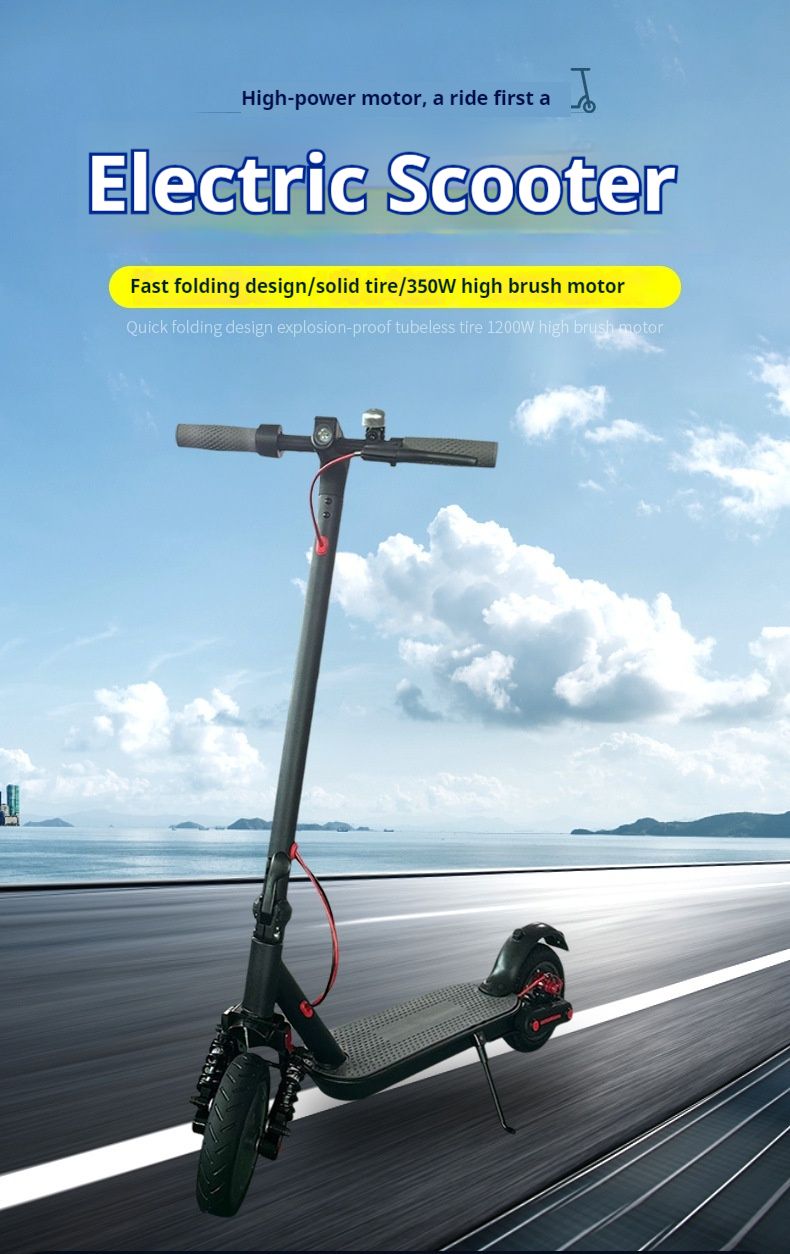 Direkte 8,5-tommer foldbar til kørsel, tohjulet scooter, mini elektrisk scooter_voghion.com