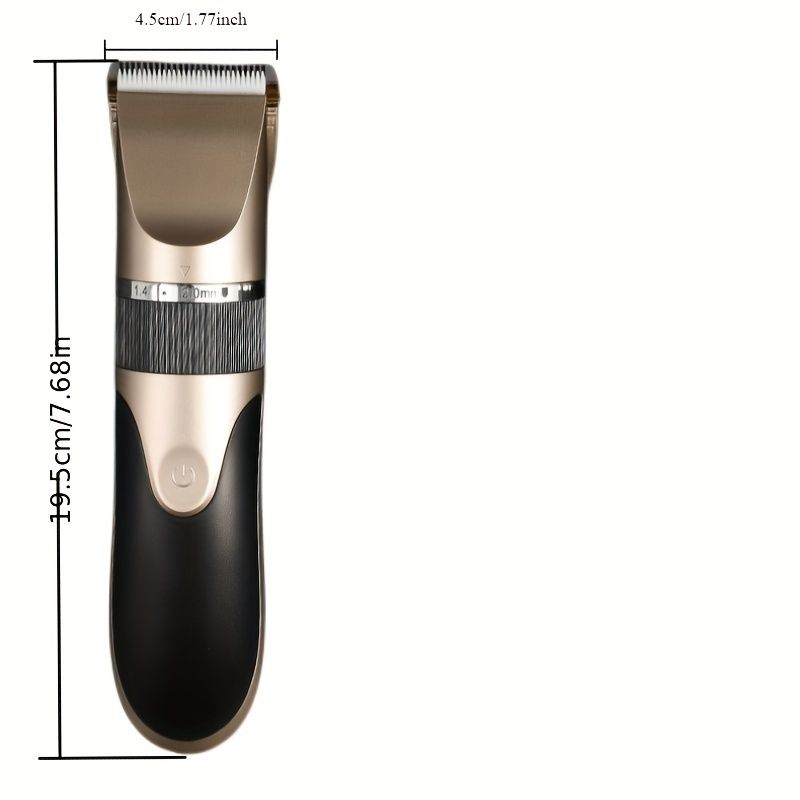 Profesionalni trimer za kosu, USB punjivi šišač za kosu s digitalnim zaslonom za muškarce, brijač s keramičkim oštricama_voghion.com