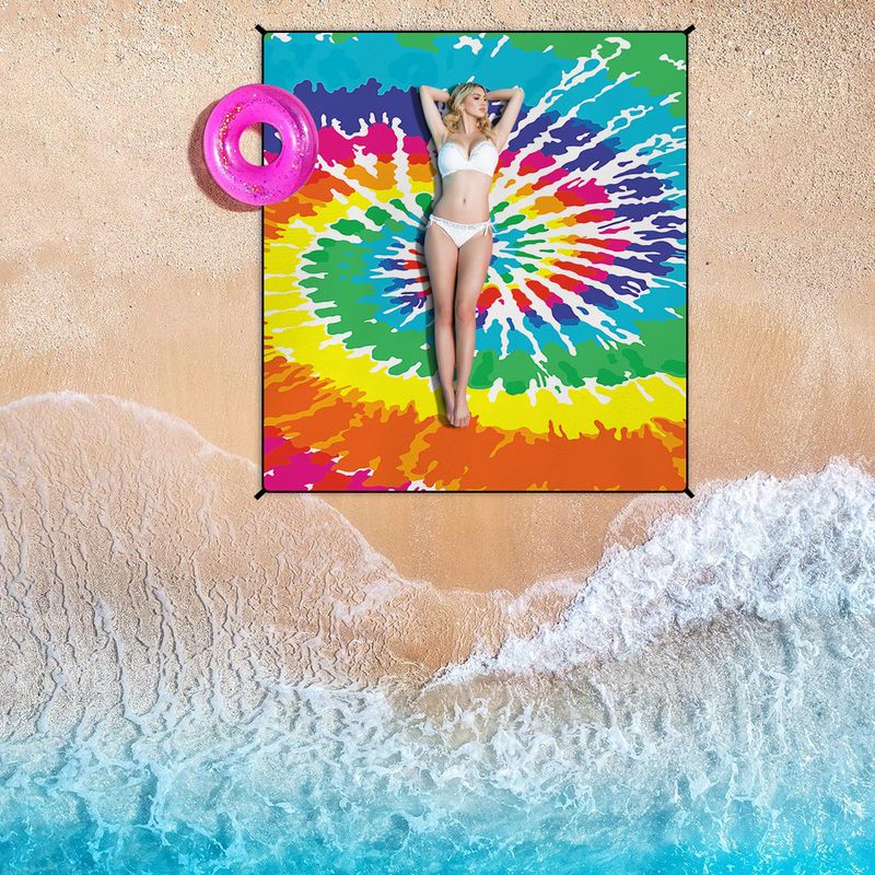Strandtuch aus Mikrofaser – schnelltrocknend, sandfrei, leicht und tragbar (203 x 101 cm, UV-Schutz, super saugfähig, weich und hautfreundlich)_voghion.com