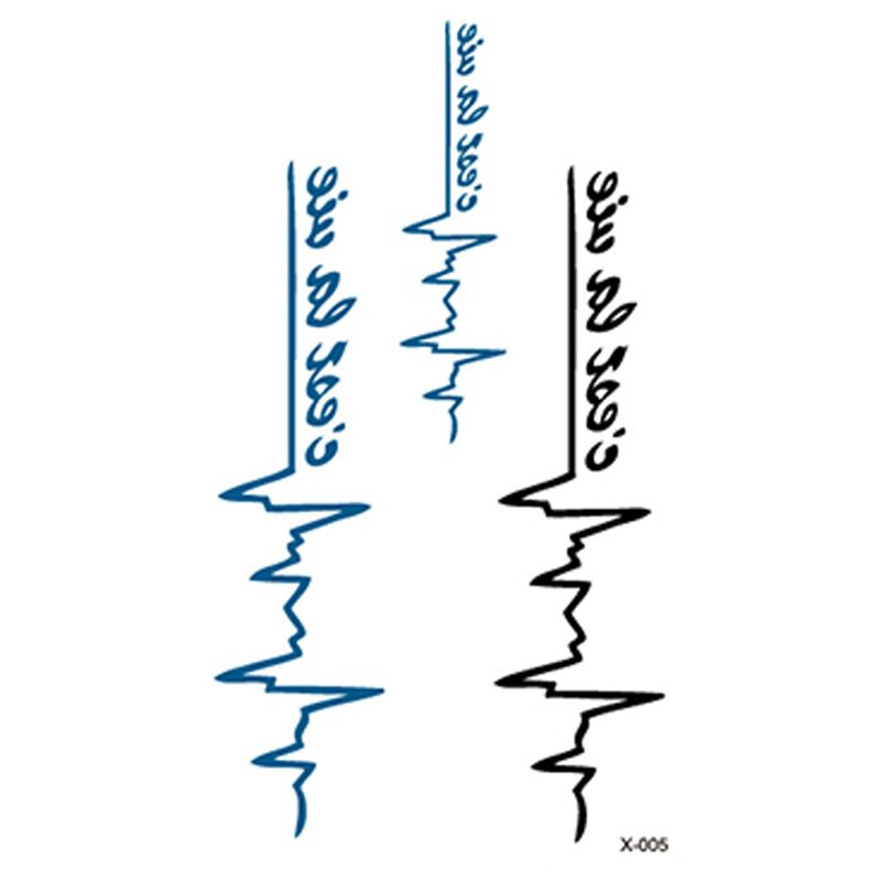 Fresh Style Text Fashion English Letter Waterproof Tattoo Stickers_voghion.com