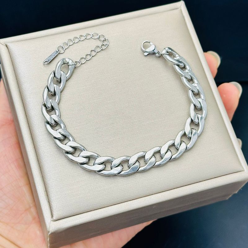 Ins Titanium Staal Koreaanse Stijl Stoere Barbell Persoonlijkheid Hip-Hop Heren Student Hand Sieraden Armband Trendy Persoon_voghion.com